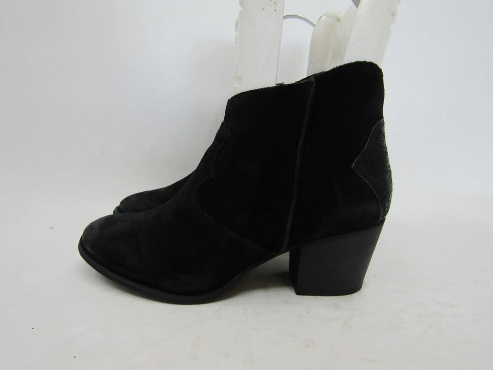Marc Fisher Womens Size 8 M Black Suede Zip Ankle Fashion Boots Bootie
